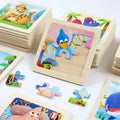 Hot Selling 48 Designs Wooden Jigsaw Puzzles Toys for Preschool 1-3 Year Boy Girl Early Education