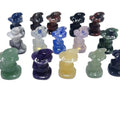 Wholesale Natural Energy Gemstone Hand Carved Broom Wizard Quartz Crystal Wizard Carving For Gift Collection
