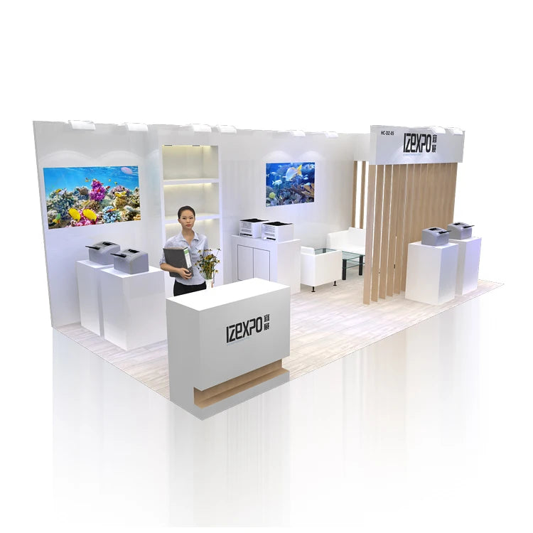 Customized 30MINS QUICK BUILD 10x20ft Exhibition Stand Exhibition Booth Hot Sale Other Trade Show Equipment CES Trade Show Booth