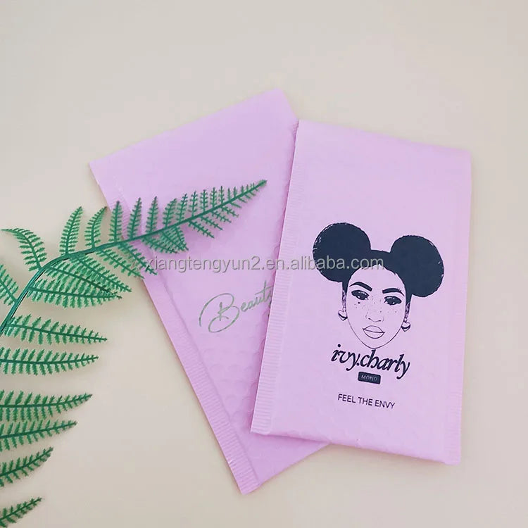 High Quality Bubble Envelope Mailing Bag Floral Brown Bubble Small Custom Mailing Bags
