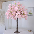 Factory Wholesale Pink Artificial Cherry Blossom Tree Table Decor Tree Wedding Centerpieces Artificial Cherry Tree