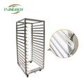 Whole Sale Stainless Steel Baking Tray Bread Pan Cart Bakery Oven Trolley Storage Shelf Trolleys
