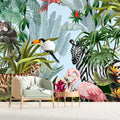 China Supplier Print Canvas Rolls Factory Price Responsible Peel and Stick Removable Wall Stickers Blank Wallpaper Rolls