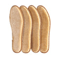 Wholesale Circle Fleece Winter Thermal Fluffy Insoles Sweat Absorbing Deodorant Thermal Insoles Plush Warm Wool Shoe Inserts