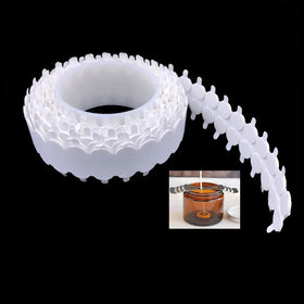 Classic High-Temp Candle Wick Stickers - 2-Hour Heat Resistant Foam Tape for Professional Candle Making - SGS Certified