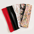 Customized Flowers Printed Hair Buns Hairpin Korean Bow Knot Fabric Hair Tie Accessories Girls Twist Hair Clips