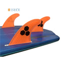 Custom Logo Surfboard Fin Fiberglass Fins G5 Single Tab Honeycomb Thruster 3 Fins Set for Surfing