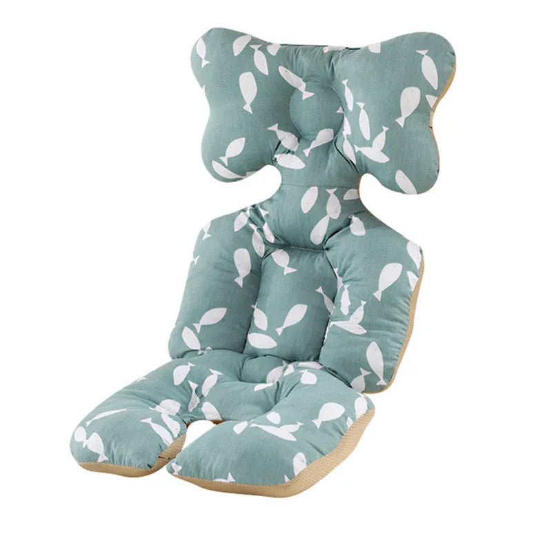High Quality Soft and Breathable Reusable Cotton Baby Stroller Cushion MegaBDM