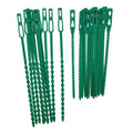 50PCS/BAG Green Plastic Cable Ties Plant Climbing Support Plastic Gardening Ties 13CM