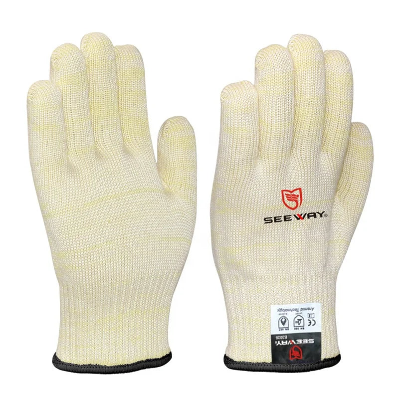 Seeway 250C Degree Aramid Heat & Flame Resistant Glove for Industrial Work