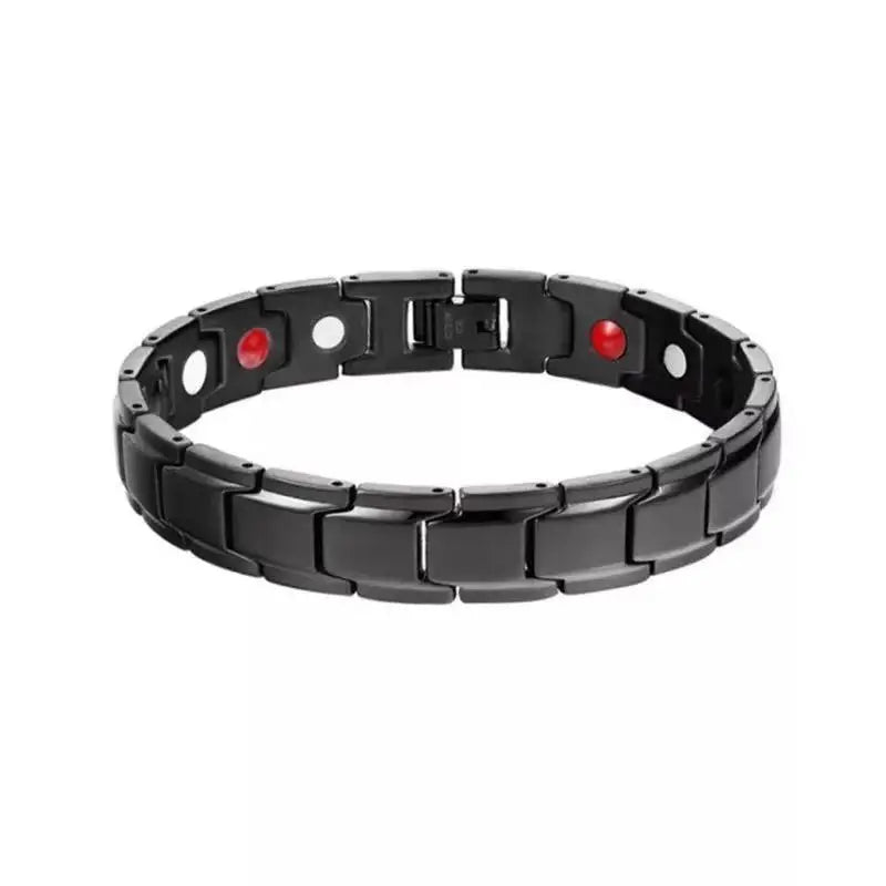 2022 Fashion Men Bracelet Metal Anxiety Bracelets Diamond Magnetic Therapy Bracelet for Men