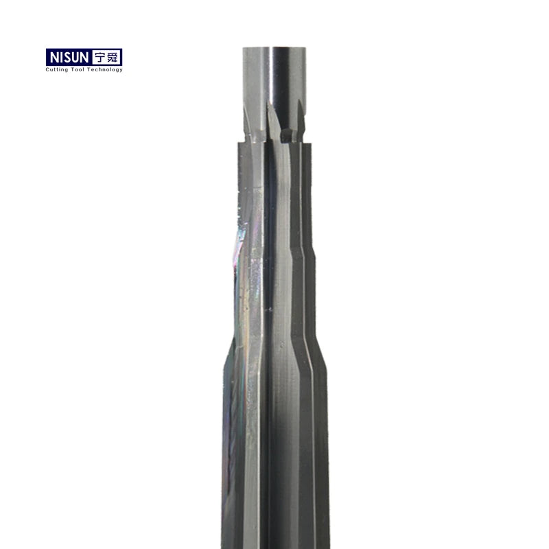 Nisun Tools Solid Carbide Step Reamer for CNC Machine Tools HRC70 Hardness 2-8 Flutes Customizable ODM/OEM 3-Year Warranty