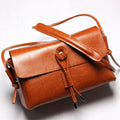 Genuine Leather Handbags Hand-painted Suede Leather Handbags Retro Craft Trend Ladies Handbag Diagonal Package