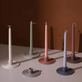 Nordic Single Hole Ceramic Candlestick Holder for Home Christmas Decor with Elegant Candle Base