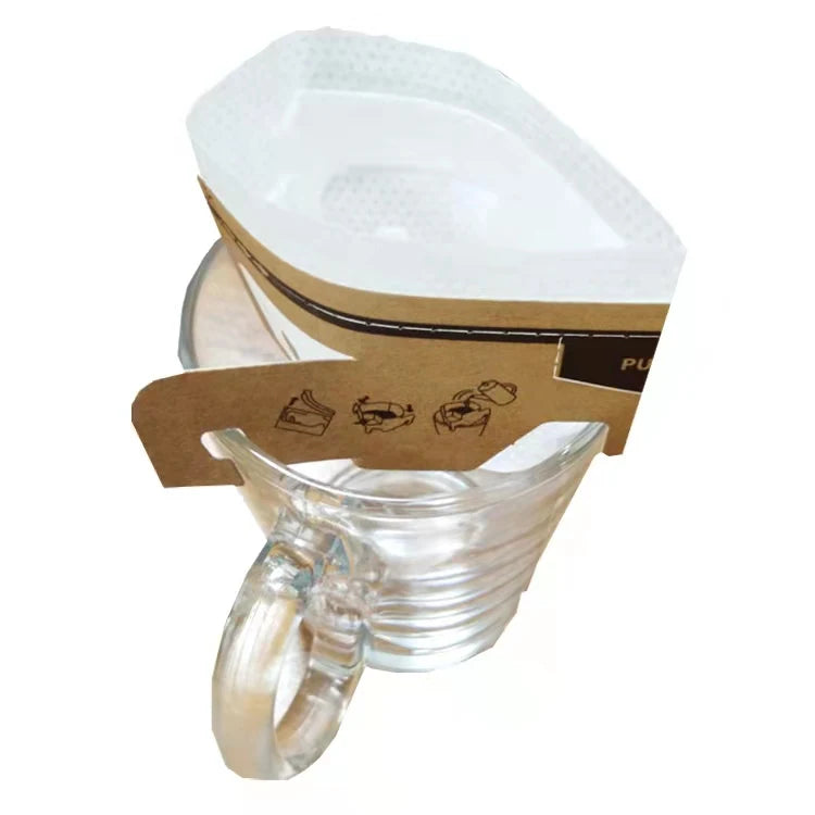 Portable 50pcs Packaging Coffee Filter Paper Bag Drip Bag Filter Coffee Bag Packaging Single Serve Drip Coffee