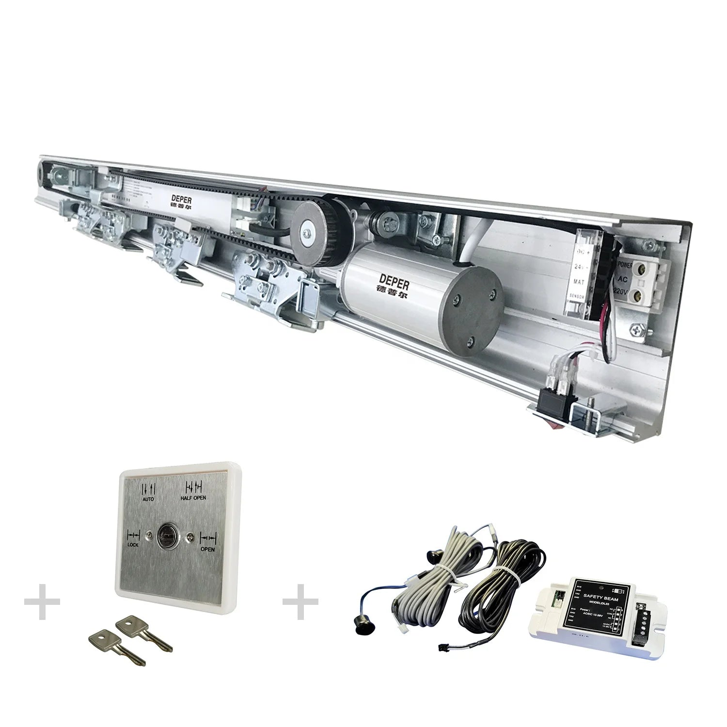 2020 New Product Commercial Sensor Glass Sliding Automatic Door Operators