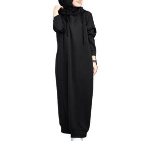 Wholesale OEM/ODM Long Sleeve Sweatshirts Dubai Turkey Sport Wear Abaya Muslim Hoodies for Women Modest Islamic Clothing