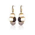 AA00455 New Trendy Metal Disc Tassel Earrings S925 Silver Needle Drop Earring Round Pendant Earring