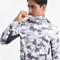 US Size Stock Blank Wicking Breathable Upf50+ Mens Performance Long Sleeve Fishing Shirt