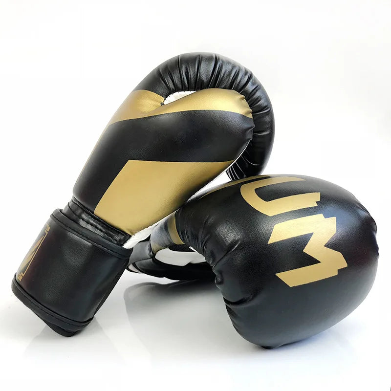 Adult Thick Fitness PU Fighting Boxing Gloves for Women Men Kids