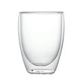 Hot Selling 600ml Round Double Wall Borosilicate Glass Cup Clear Mug with Handle or Without Handle for Juice and Coffee