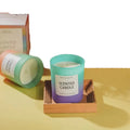 2026 Glass A03 359g  Wholesale Gradient Color 100% Cotton Wicks Scented Candles with Glass Jar for Home Decor or Gifts