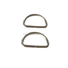 20mm 25mm Handbag Metal D Ring Buckles Metal Dog Collar Webbing Clasp DIY Bag Hardware Accessories D Ring Buckle