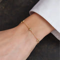 Romantic Starlink Charm Bracelet for Women Fashion Simple Sweet Light 925 Sterling Silver Jewelry Gold Plated for Parties Gifts