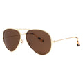 VIFF GLT3025 Stainless Steel Sunglasses Vintage Polarized Sunglasses for Men