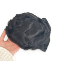 Revert Knots Full Thin PU Skin Base 100%  Natural Human Hair Men Toupee With Natural Hairline
