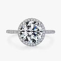 Ailmay Authentic 925 Sterling Silver Exquisite Fashion Cut Dazzling 5A CZ Rings for Women Classic Luxury Wedding Jewelry