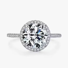 Ailmay Authentic 925 Sterling Silver Exquisite Fashion Cut Dazzling 5A CZ Rings for Women Classic Luxury Wedding Jewelry