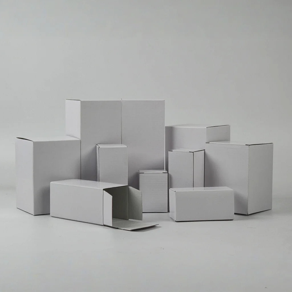 Corrugated Small Mailing Kraft Paper Boxes in Original Color with 3 Layers