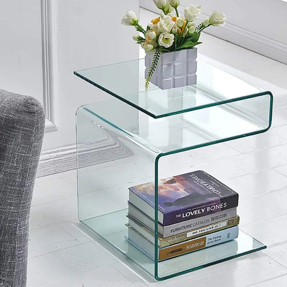 Acrylic Table Customized Multifunctional Wedding Cake Display Stand DIY Living Room Furniture Modern Neon Light Glass