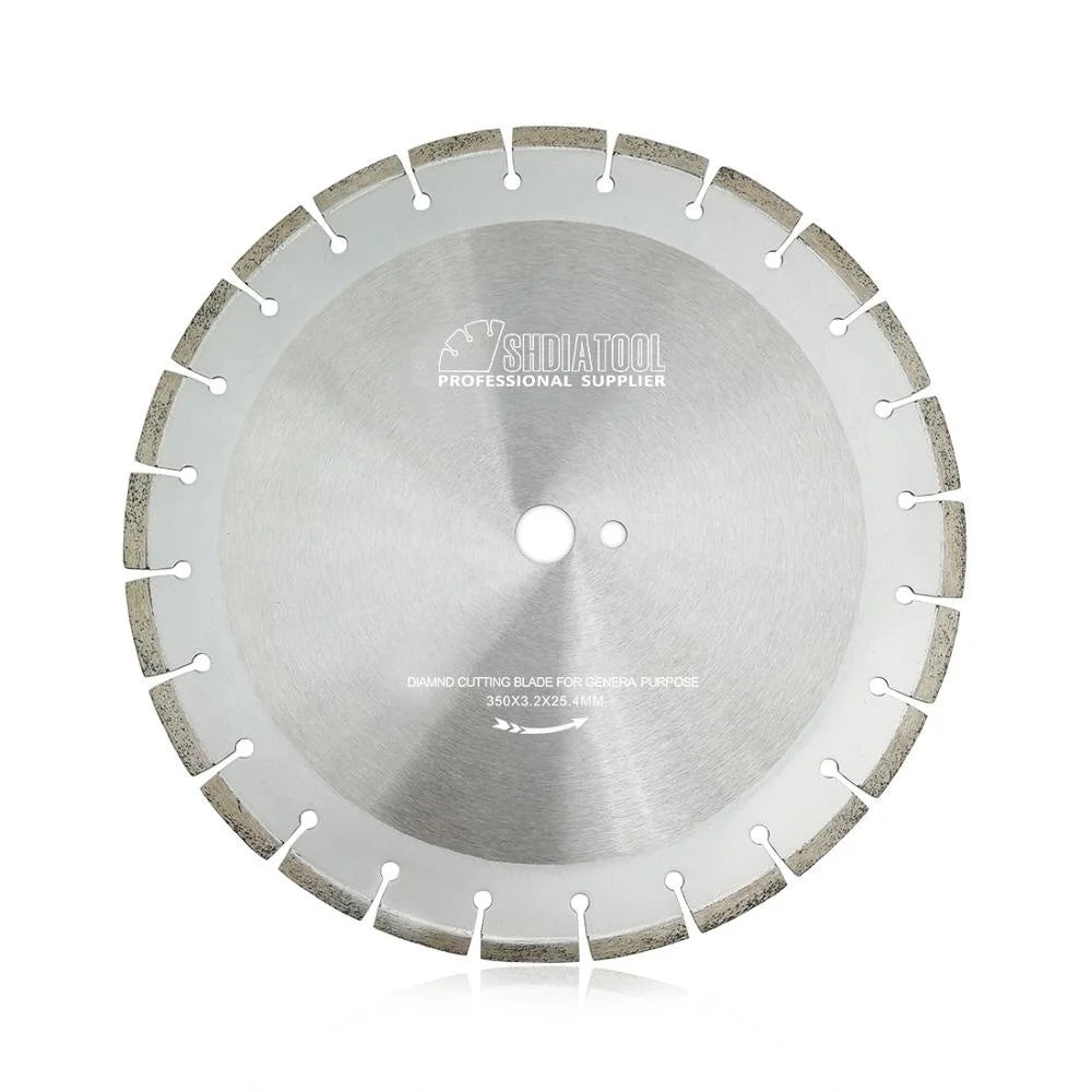 SHDIATOOL 14 Inch ROAD CUTTING BLADE 350mm Concrete Asphalt Laser Welded Diamond Saw Blade Circular Saw Blade Cutting Wheel