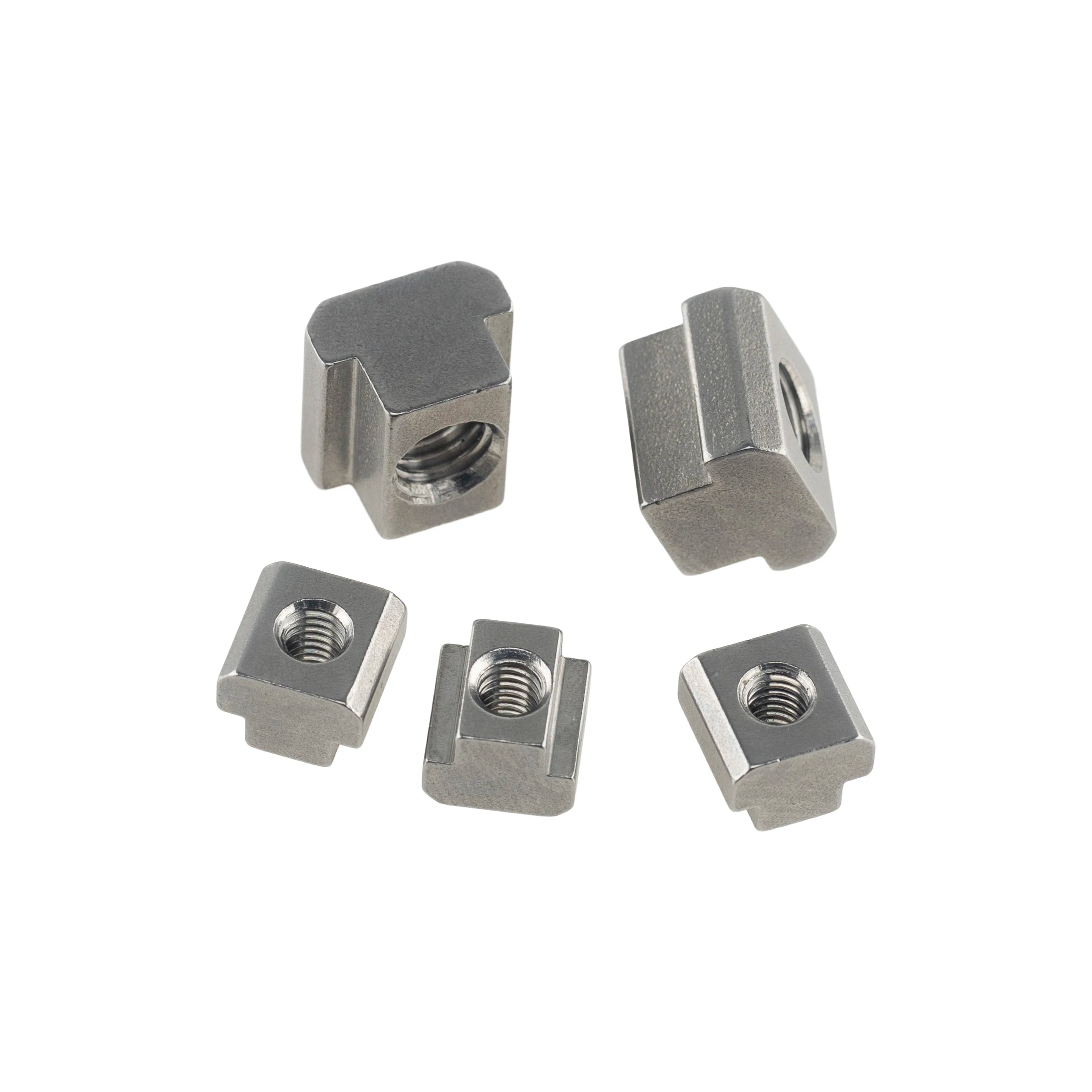 DIN508 Stainless Steel T Slot Nut AISI316 for DIN650 T Slots Machine Tool Fixtures and Aluminum Profiles