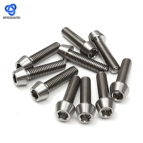 Titanium Countersunk Head Screw Grade 5 Knife Handle Rc Car Windscreen ufo Mini Tough Blue Screw M3 M5 M6 Custom Titanium Screw