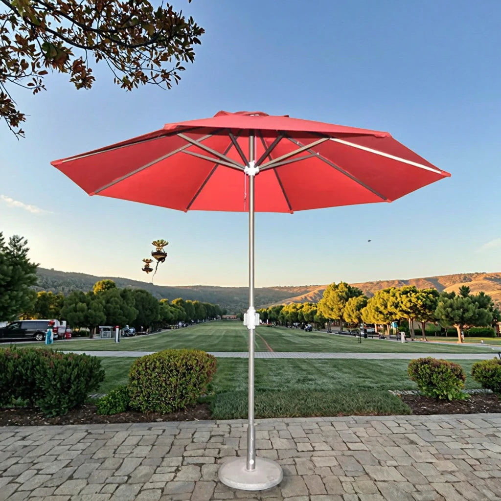 Hot Sale Modern Design Outdoor Frame Hotel Patio Pool Parasol Umbrella Durable and Strongest for Park and Hospital Use