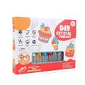 HUANUO Diy Crystal Colour Painting Toys Dessert Series Glue Painting Pendant Toy Chain Craft Kits for Kids DIY