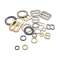 Custom Bra 8 Sliders Buckle O Rings G Buckle Swimwear Hardware Underwear Accessories Metal Label Bikini Connector O Ring