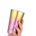 Titanium Cup Heat Resistant 480ml Single Wall  Beer  Cup Outdoor Camping Mug 450ml TITANIUM