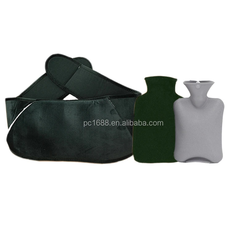 Hot Sale Hot Water Bottle 1L Belt Waist Hot Water Bottle with Cover