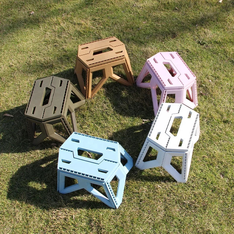 IRONDONKEY Mini Camping Stool Portable Compact Ultra-light Outdoor Camping Chair Folding Stool