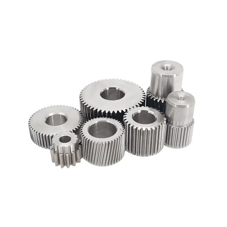 Precision Custom Machining Carbon Steel Stainless Steel Brass Pinion Worm Gears Helical Gears Spur Gears