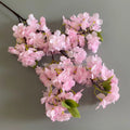 S096 High Quality Cherry Blossom Flowers Artificial Cherry Blossom Stems Cherry Blossom Tree Branch for Decor Wedding Artificial