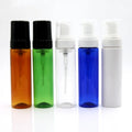 Whosale Clear Blue Amber 100ml 3oz PET Foamer Pump Bottle Plastic Foam Bottle 120ml 150ml Foam Pump Plastic Lotion Bottle