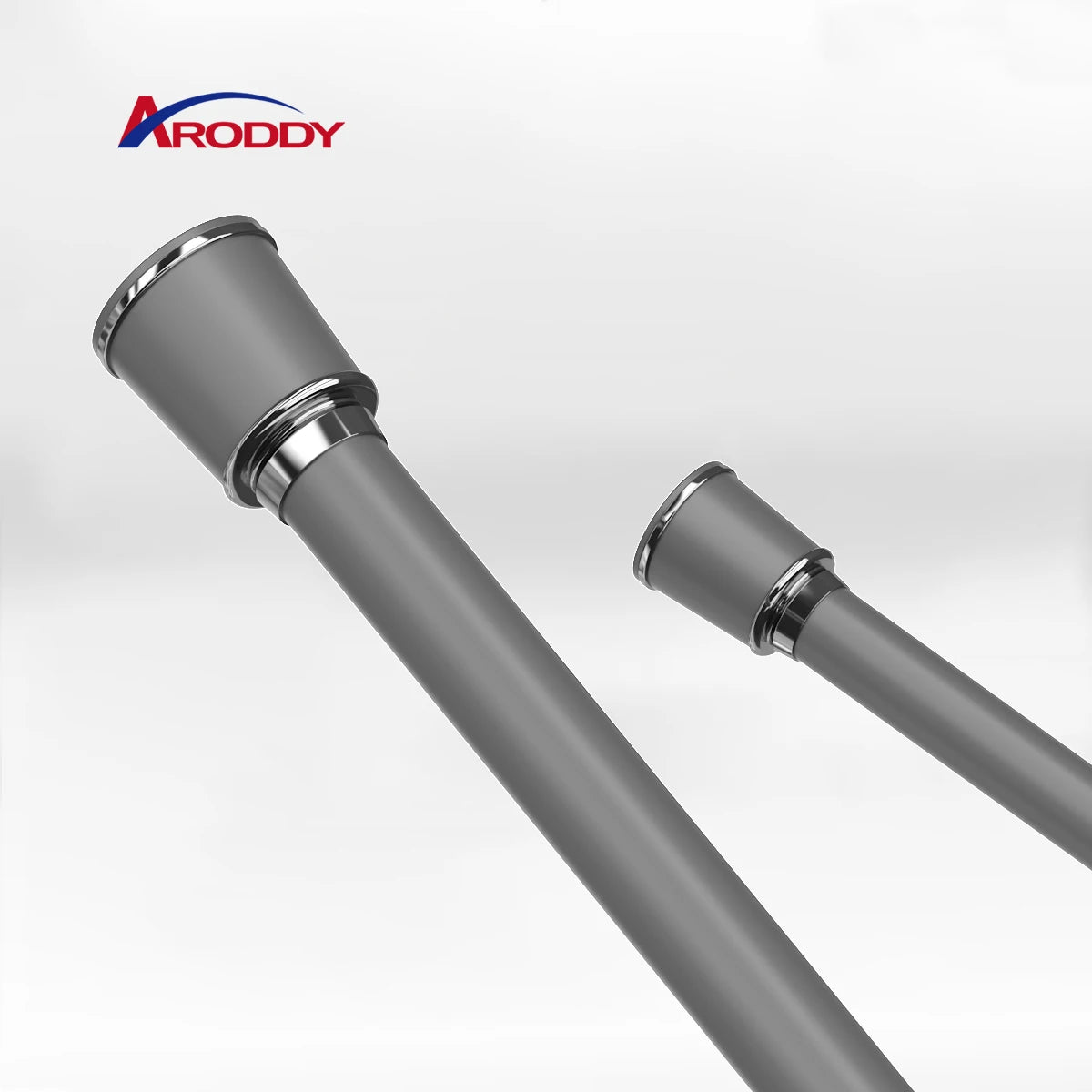 ARODDY 110-190 cm Telescopic Carbon Steel Curtain Rod Extendable Clamp Curtain Pole for Drapes Without Drilling Metal Product