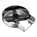 HOMEDEC Automatic Cup Bottle Washer Glass Rinse Function Stainless Steel Chrome Finish Cleaning Tool for Kitchen Bar 5 Year