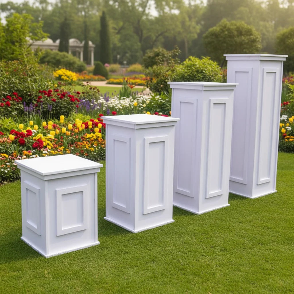 PVC Carved Roman Columns Pillar Party Banquet Road Lead Stand for Wedding Decoration Props
