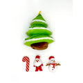 China Supplies Wear Resistant Christmas Trees Snowman Custom Pet Hide and Seek Plush Toys
